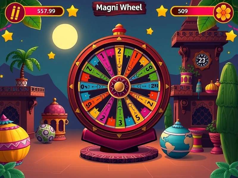 Mehndi Magic Wheel gameplay screenshot